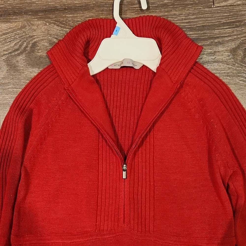 ❤️ ATHLETA OLYMPIA SWEATER DRESS IN CLARET RED, XS - Picture 5 of 15
